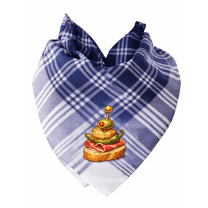 Producto: Pañuelo cuadros con pintxo bordado