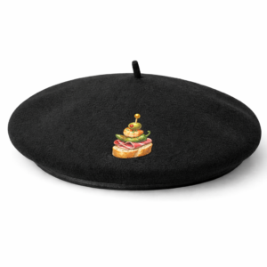 Producto: Txapela con pintxo bordado